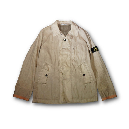 Stone Island S/S 2006 Linoflax Trenchcoat Jacket beige (L)