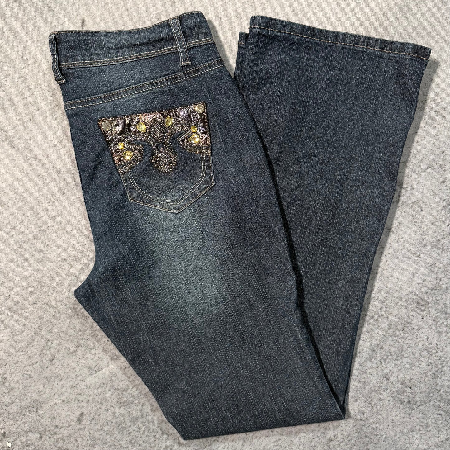 Rozali Y2K Low Waist Bootcut Jeans Womens (M)