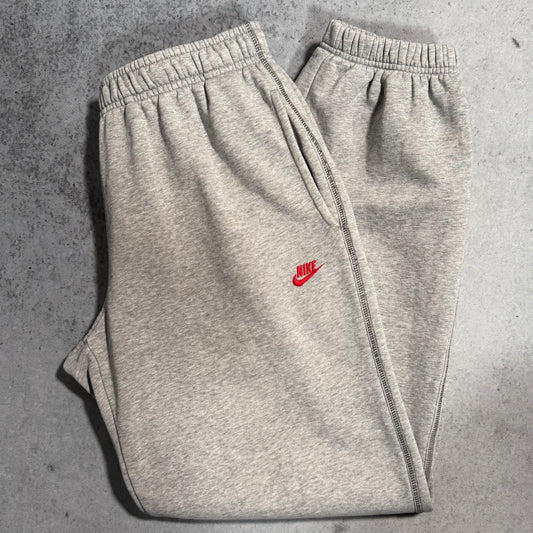 Nike 00s Baggy Sweat Pants grey red (M)
