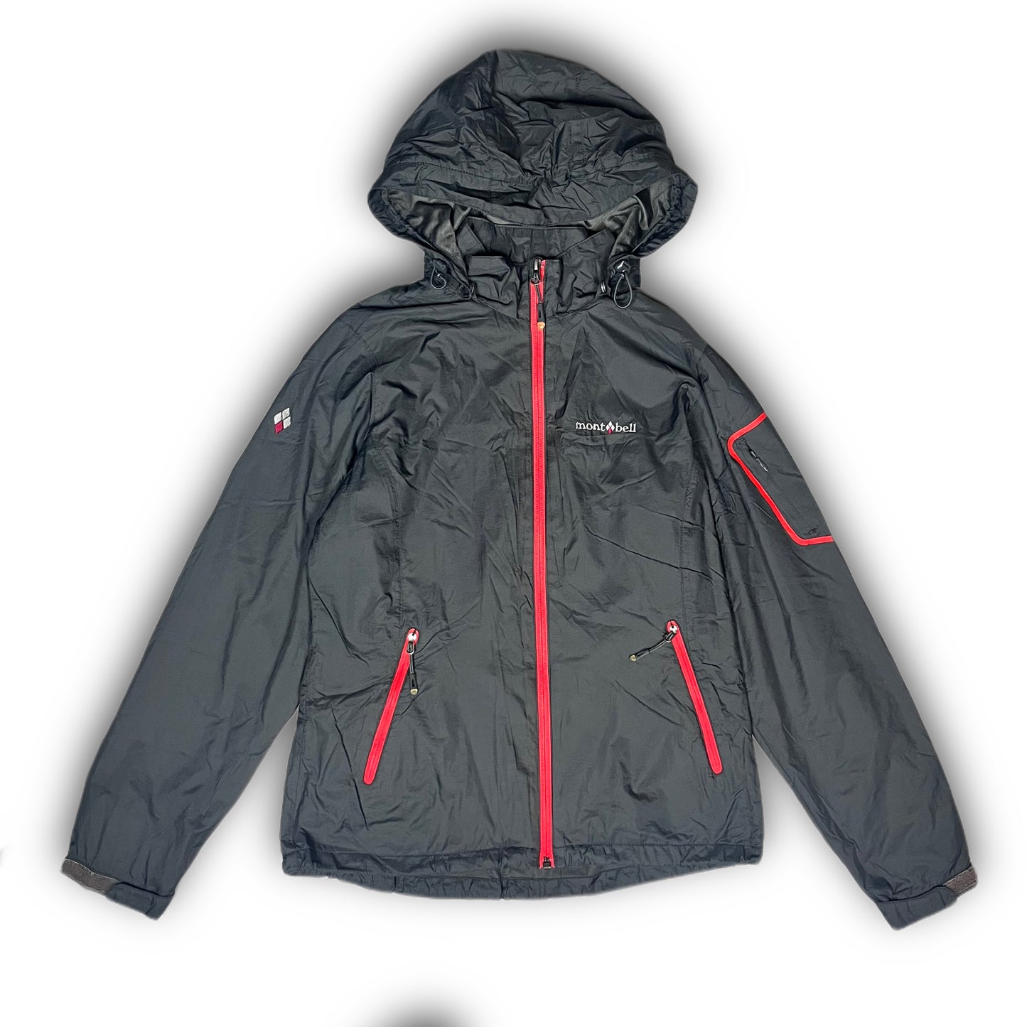 Montbell GoreTex Jacket Vintage black red