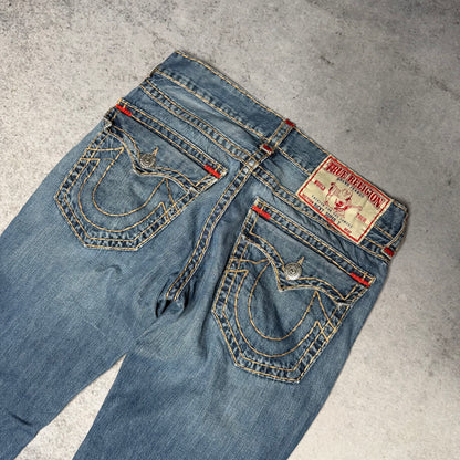 True Religion OG Straight Jeans Ricky Super T washed blue (34)