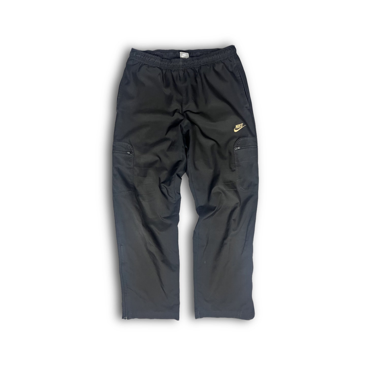 Nike 00s Cargo Track Pants black gold