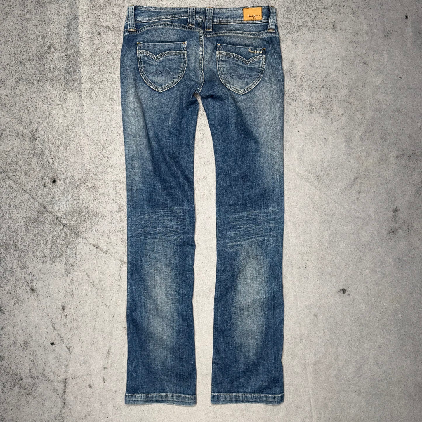 Pepe Jeans Low Waist Straight Leg Jeans Womens (29/34)