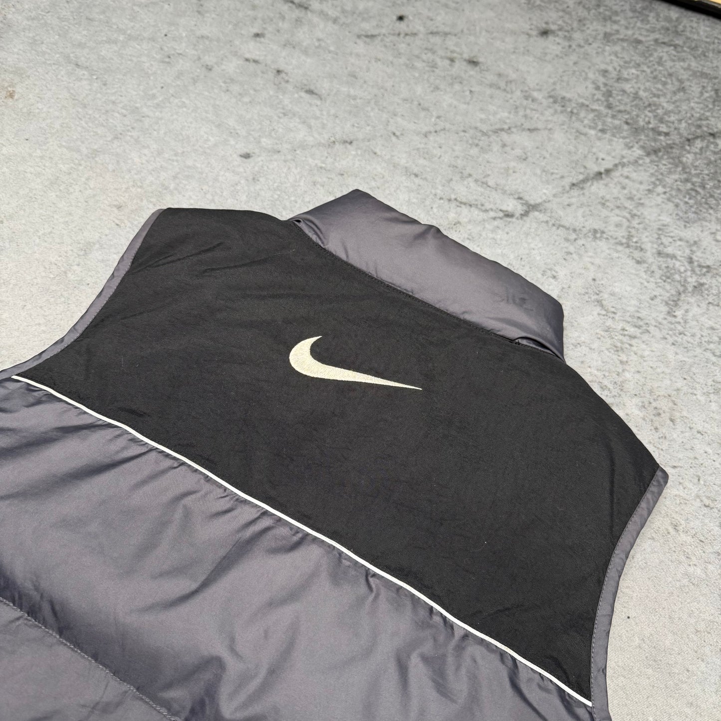 Nike 00s Puffer Gilet Weste grey black (S)