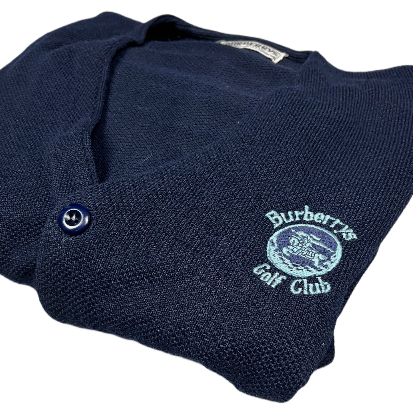 Burberry Golf Knit Cardigan Vintage