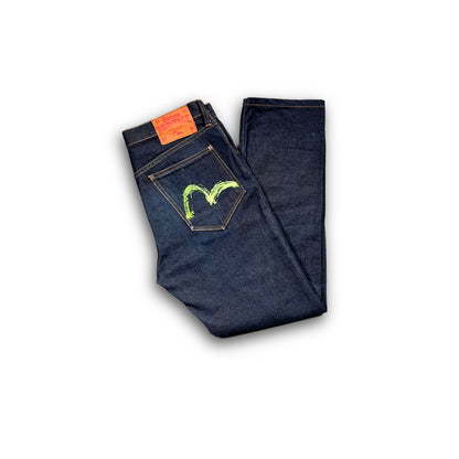 Evisu Heritage Vintage Selvedge Denim Jeans Seagull (32)