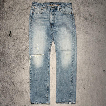 Levi's Vintage 501 Ripped Jeans blue (33/32)