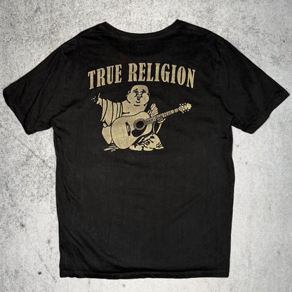 True Religion Tee Shirt Buddha Backprint (L)