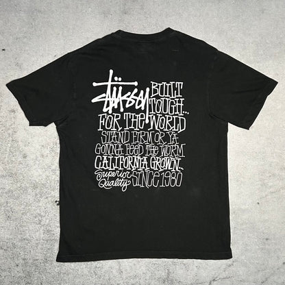Stüssy California Grown Pigment Dyed T-Shirt Black (L fits XL)