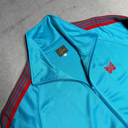 Needles Japan Poly Smooth Track Jacket Electric Blue Red (XL)