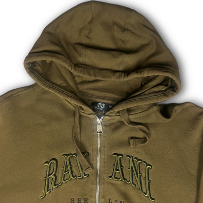 Ravani Zip Hoodie OG Spellout olive