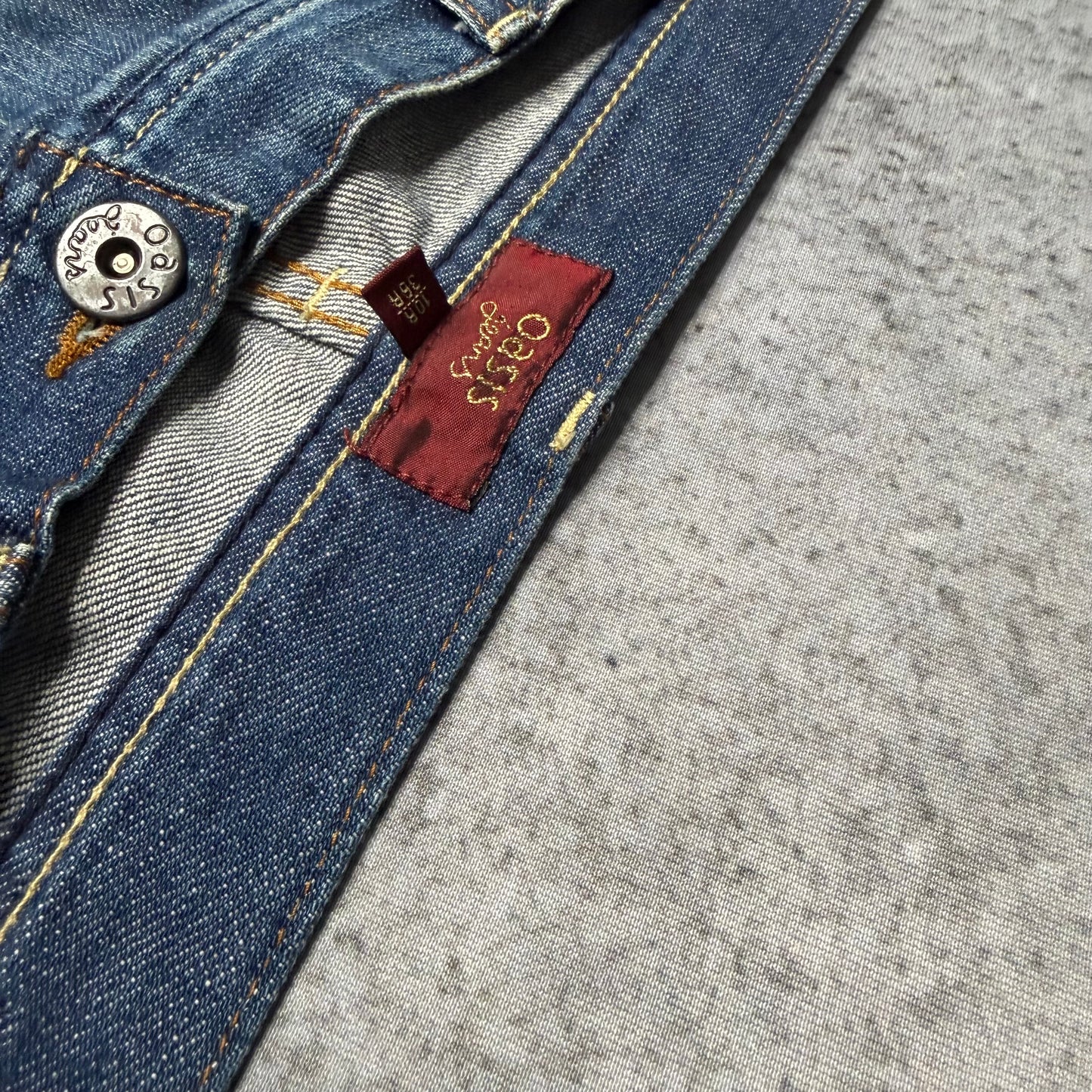 Oasis Y2K Distressed Low Rise Bootcut Denim (30/32)