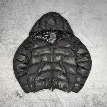 Duvetica x Hydrogen Dionisio Full Zip Puffer Jacket black camo (S)