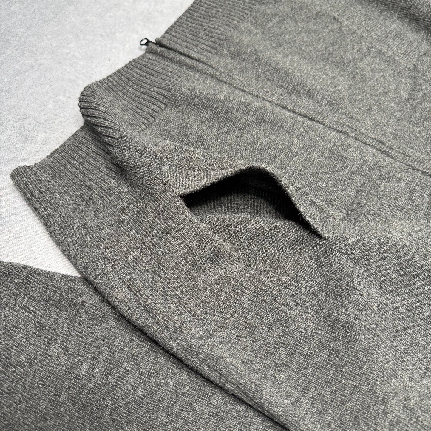 C.P. Company NEW Full Zip Lens Knit Cardigan grey (L)