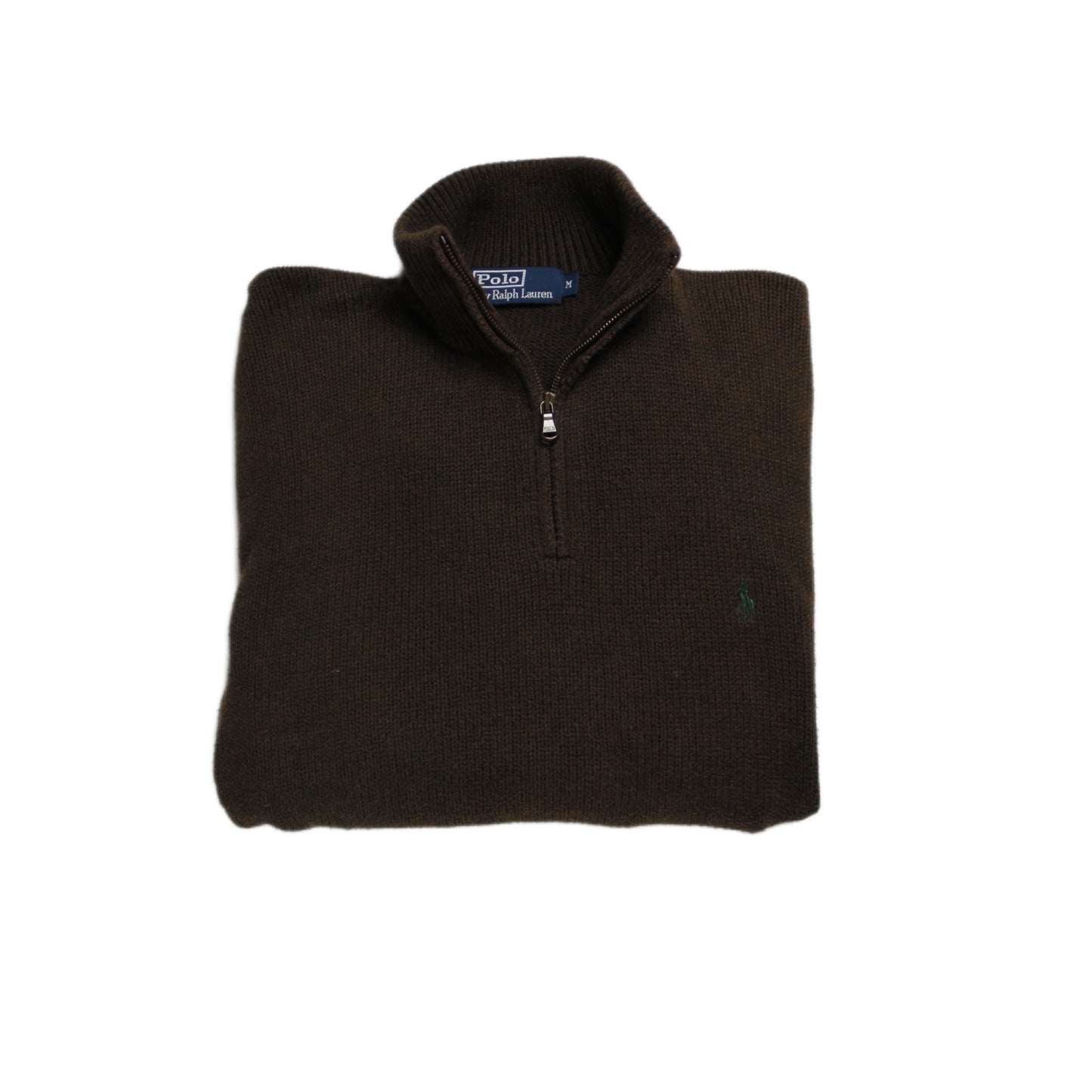 Polo Ralph Lauren Vintage Wool Quarter Zip brown