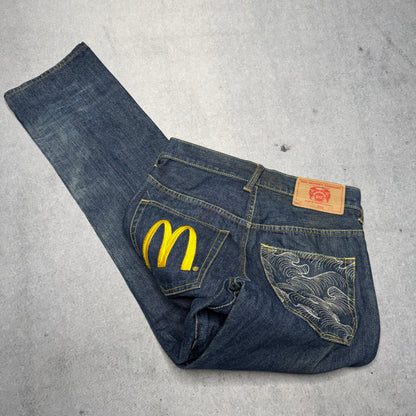 Red Monkey Company RMC Vintage Japanese Denim McDonalds Jeans (29)