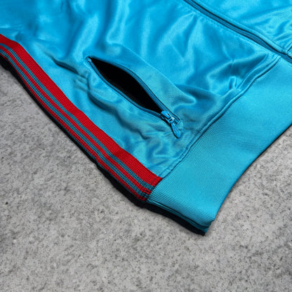 Needles Japan Poly Smooth Track Jacket Electric Blue Red (XL)