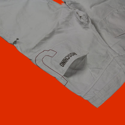 Moschino Jeans 3/4 Peace Sign Cargo Pants
