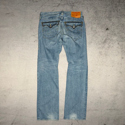 True Religion Rare Ricky Jeans with Metal Studs (fits 32/34)