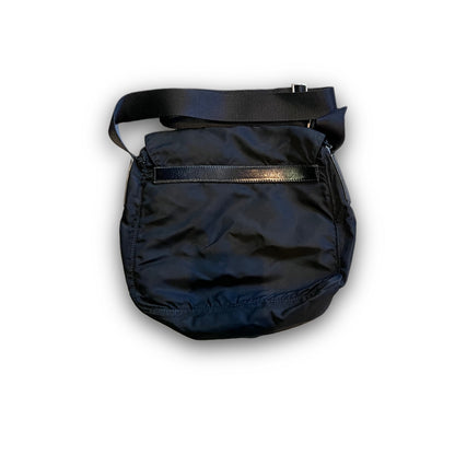 Prada Nylon Messenger Bag black Vintage