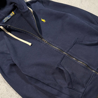 Polo Ralph Lauren Classic Pony Logo Zip Hoodie Navy Blue (M)
