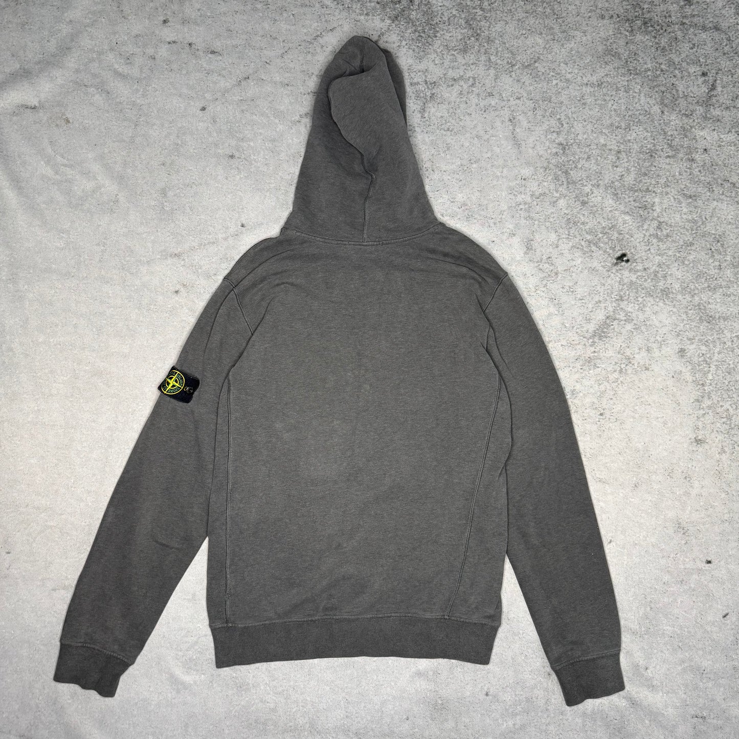 Stone Island Hoodie Sweatshirt Heavy Cotton grey (XL fits L)