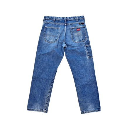 Dickies Vintage Workwear Fire Resistant Carpenter Cargo Jeans Denim