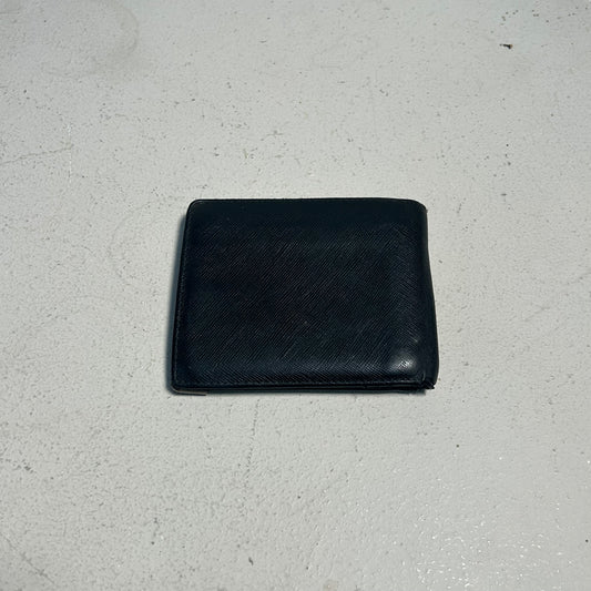 MCM Vintage Bi-Fold Leather Wallet black