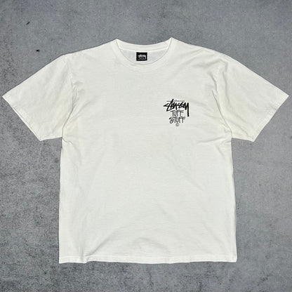 Stüssy Tuff Stuff Graphic Tee Shirt white (L)