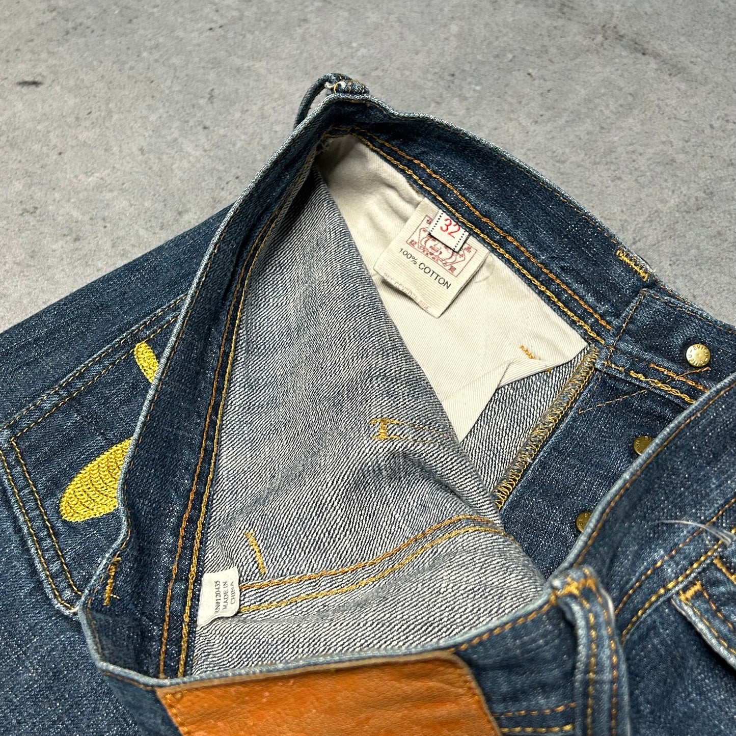 Evisu Vintage Kanji Embroidered Jeans (32 fits smaller)