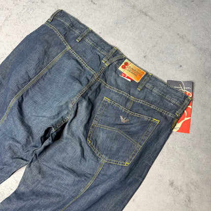 Armani Jeans 00s Linen Carpenter Pants NEW with Tags (40 fits XXL)