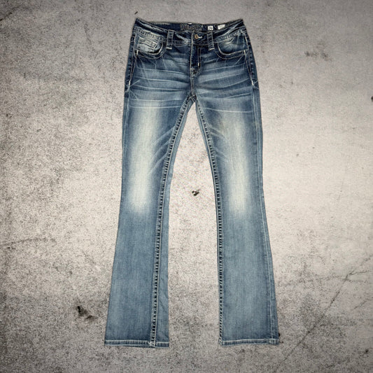 Miss Me Low Waist Y2K Bootcut Jeans "Chloe Boot" (26)