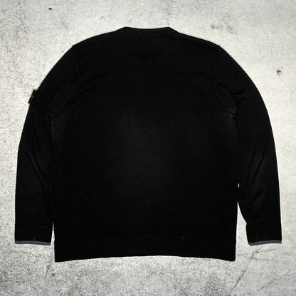 Stone Island Crewneck Knit Sweater black