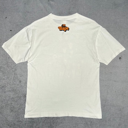 BAPE 2000s "Baby Milo Friends A to Z" Graphic Tee White (M)