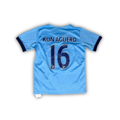 Nike Man City Home Trikot Jersey 2013 16 Kun Agüero