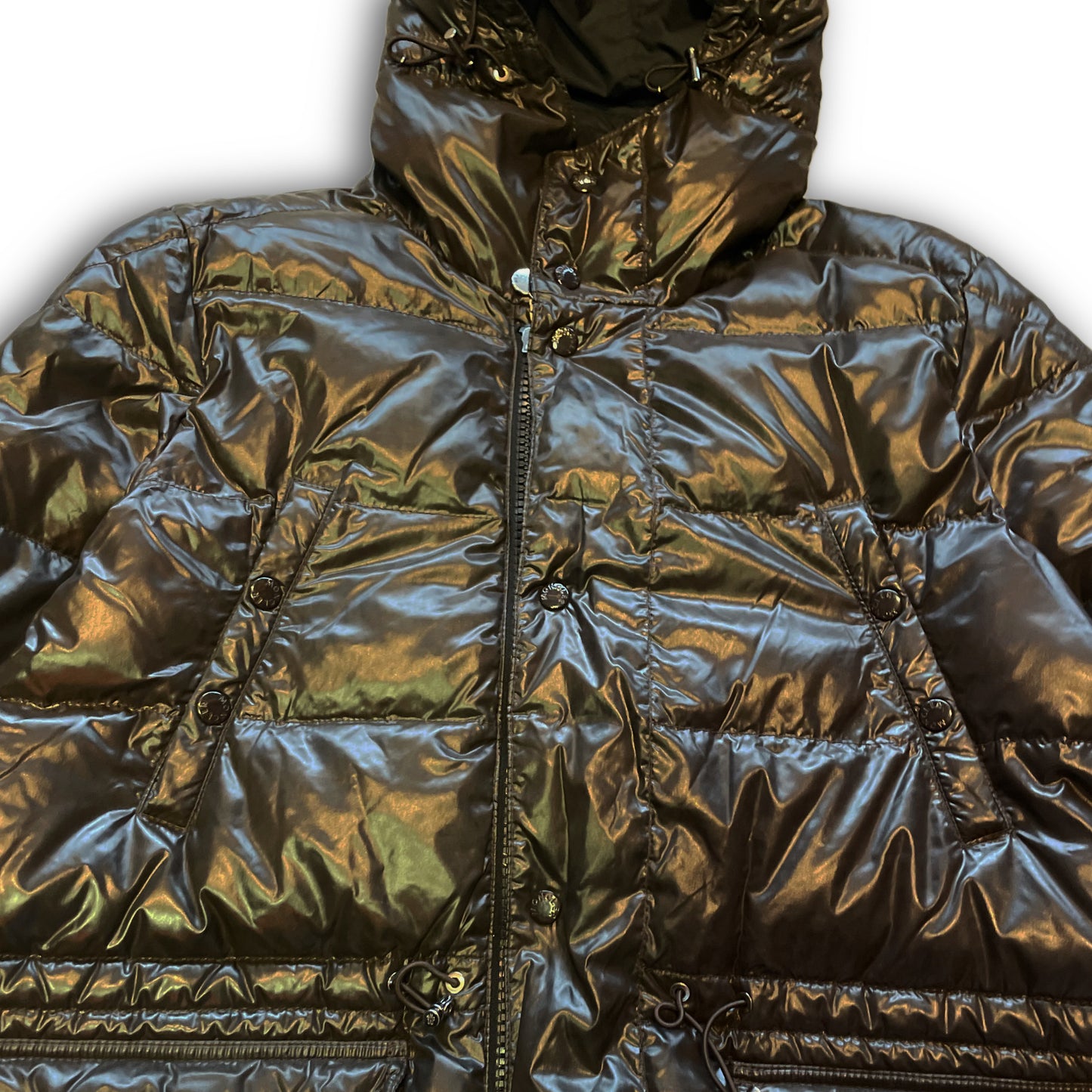 Moncler 00s Chiablese Down Puffer Jacket Reversible Brown (L)