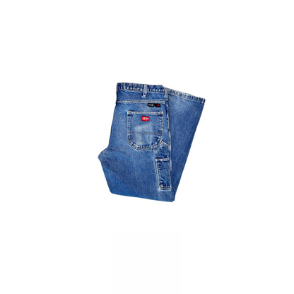 Dickies Vintage Workwear Fire Resistant Carpenter Cargo Jeans Denim