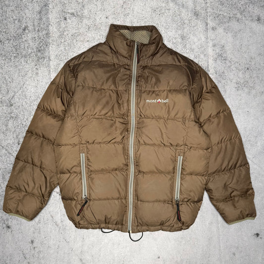 Montbell Japan Blouson Down Puffer Jacket brown (XS)