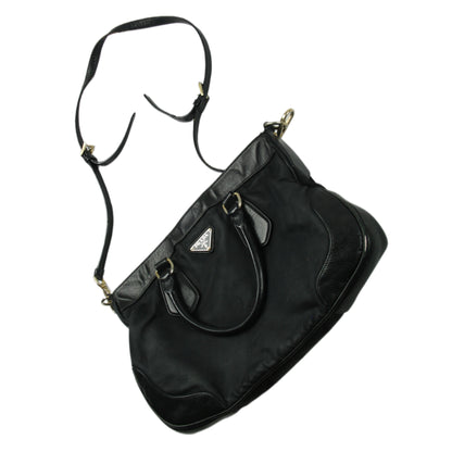 Prada Milano Handbag Double Strap Vintage