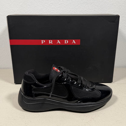 Prada Americas Cup Sneaker 2025 Patent Leather black (41- fits 42)