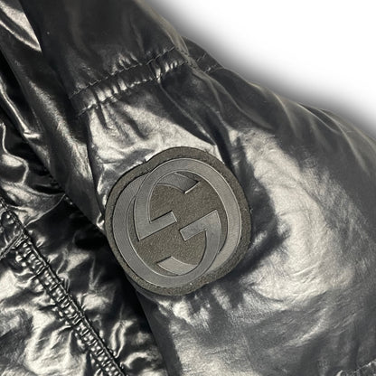 Gucci Shiny Puffer Jacket Vintage black