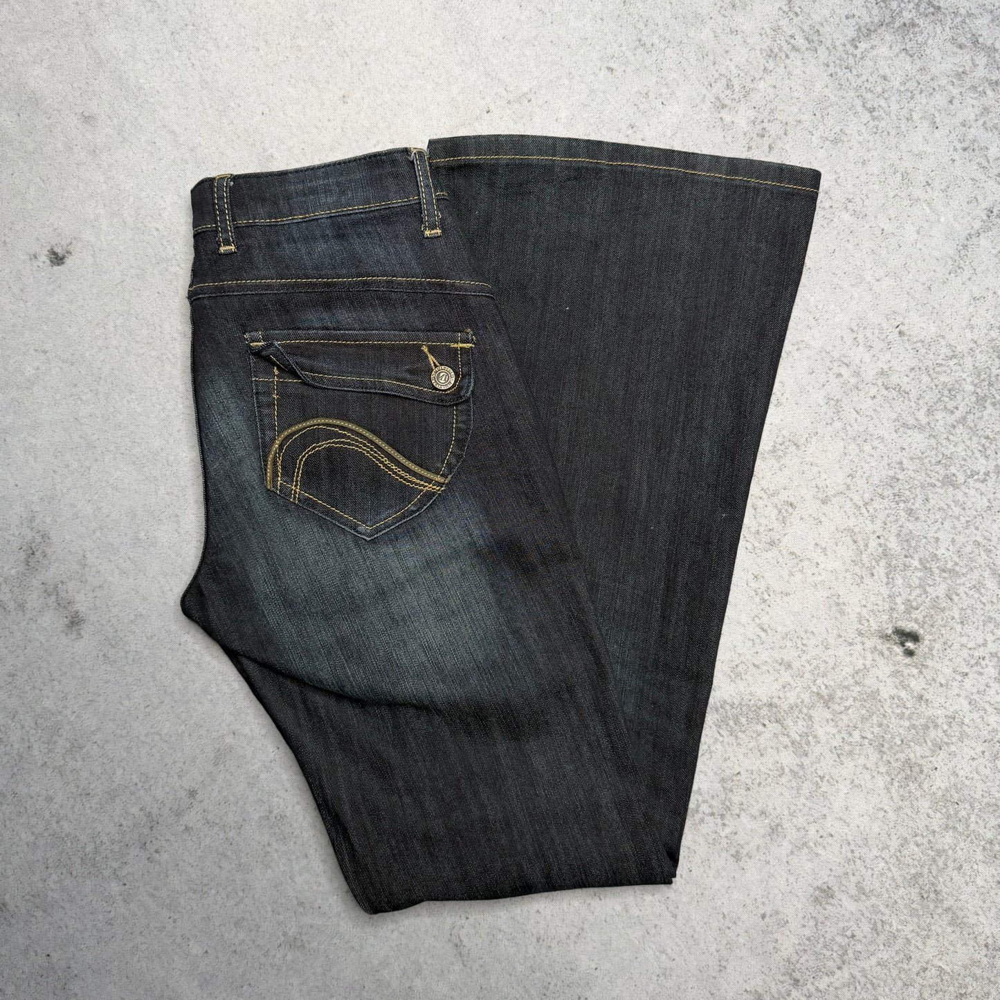 Multiblu Y2K Low Waist Bootcut Denim (wmns 36)