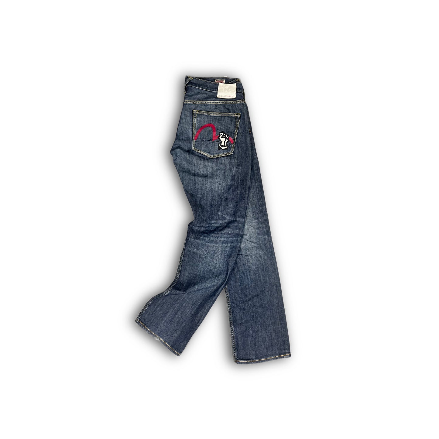 Evisu Jeans with Patches and logos