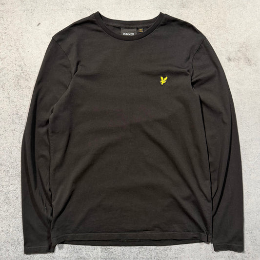 Lyle & Scott Casual Longsleeve Shirt black (M)