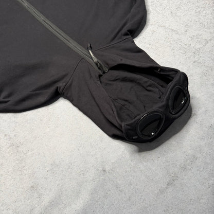 C.P. Company Goggle Full Zip Hoodie black like new (XL)