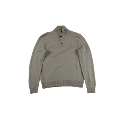 Polo Ralph Lauren Button Up Knit Vintage off white