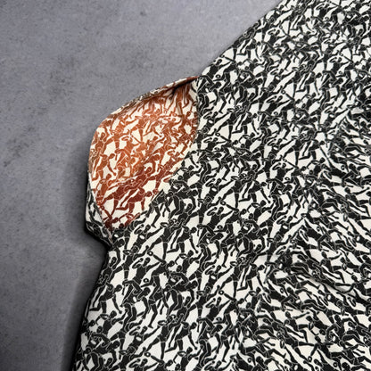 Missoni Sport 90s RARE Discobolus Shirt black white (L)