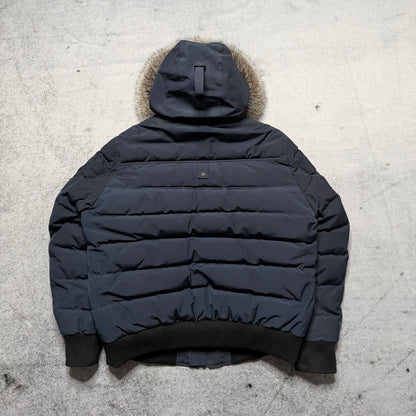 Moose Knuckles Bomber Puffer Jacket Fur (fits XL)