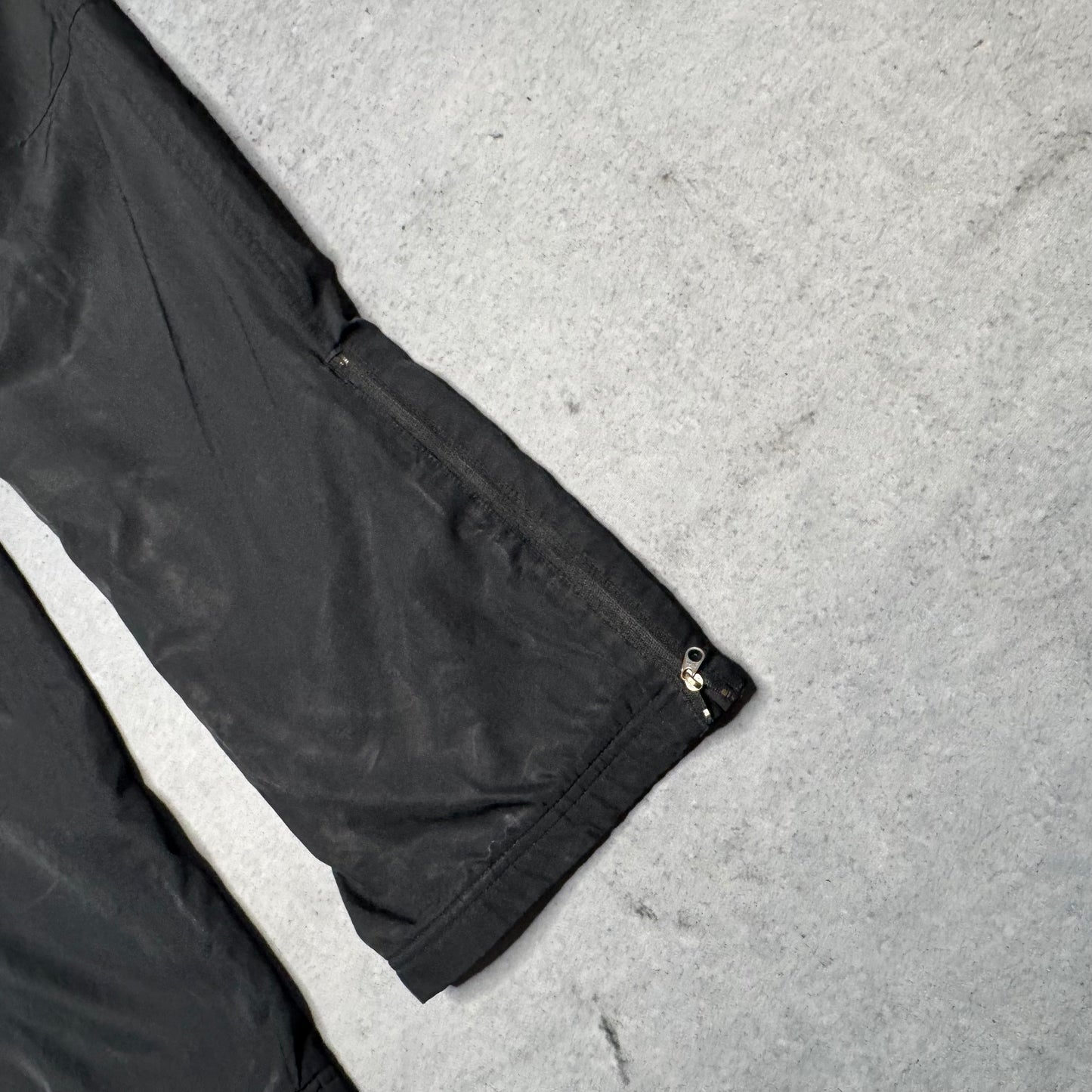 Nike 00s Baggy Track Pants w/ Fleece Insulation black (fits M-L)