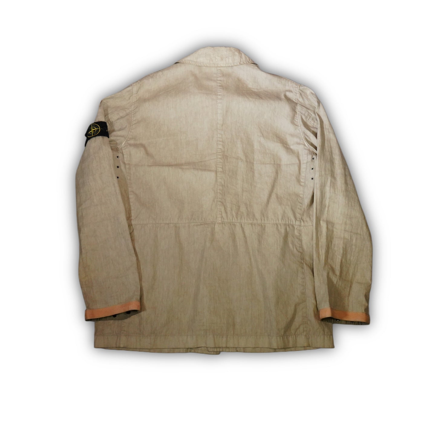 Stone Island S/S 2006 Linoflax Trenchcoat Jacket beige (L)